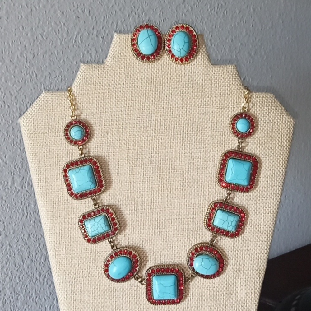 New Turquoise Jewelry Set